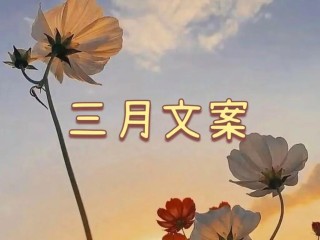 抖音三月情感文案