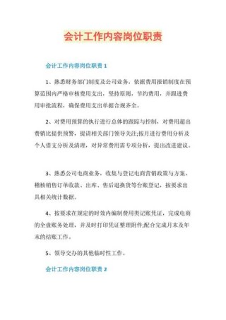 作为公司会计的职责7篇