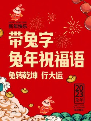 兔年新春寄语_新年祝福语文案