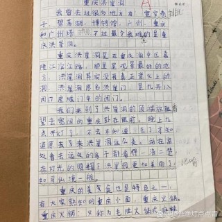 重庆游记作文精品2篇