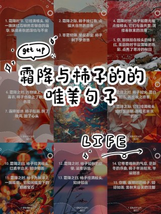 霜降唯美句子185句