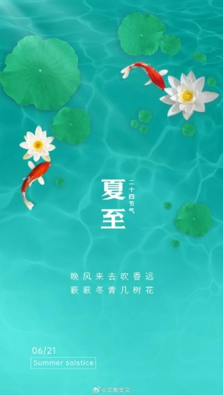 夏至微信唯美文案