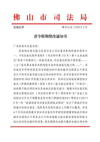 关于整改通知书10篇