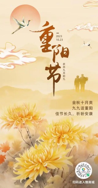 重阳节快乐的祝福文案