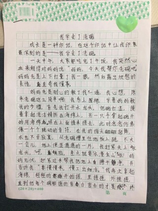 (必备)我学会了什么的作文