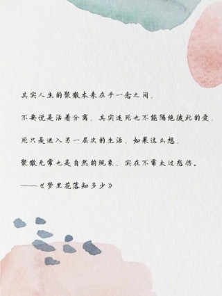 女作家三毛经典语录