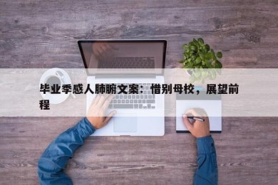 毕业季感人肺腑文案：惜别母校，展望前程