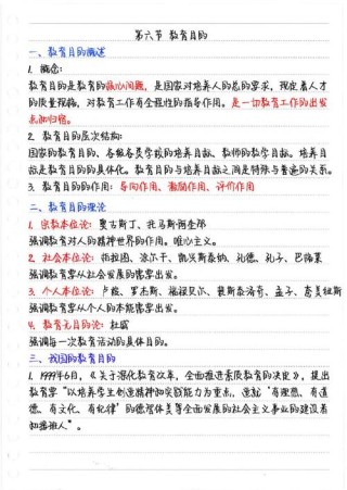 教师考试学习的实质知识点