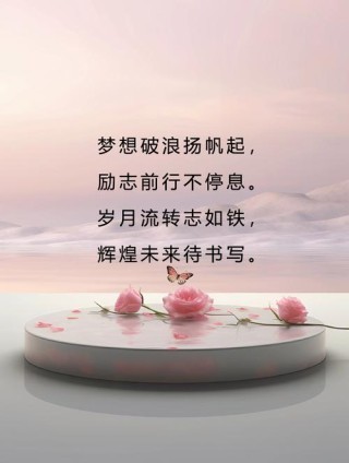 朋友圈励志文案：点亮你的自我，鼓舞你前行