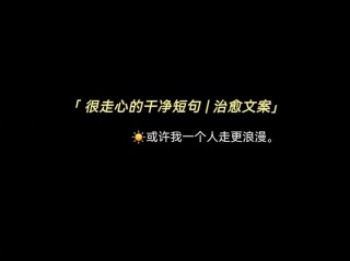 适合男孩的抖音文案100句