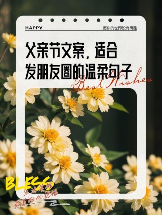 父亲节朋友圈文案短句140句