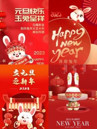 2023兔年元旦节快乐祝福语