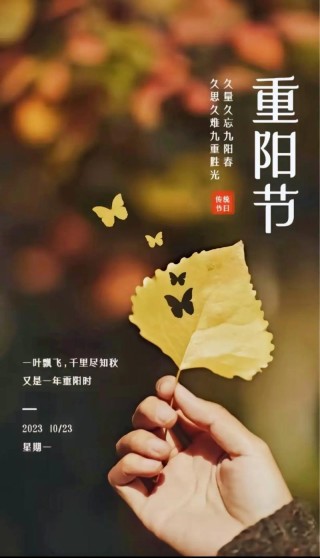 关于九九重阳节的创意说说