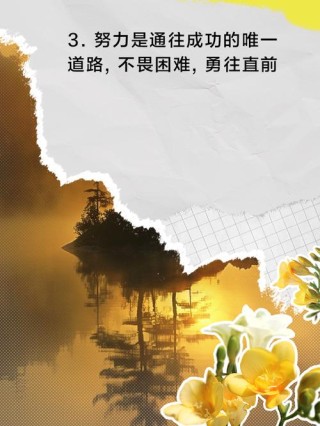 朋友圈励志文案：点燃人生火花，照亮前行之路