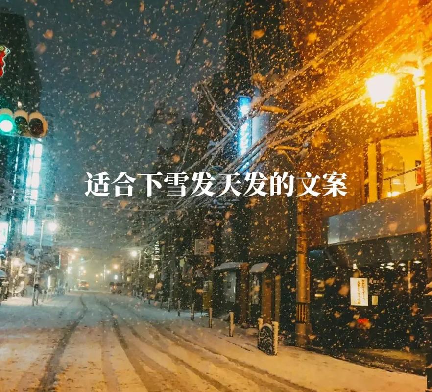 抖音关于雪天的文案 第1张