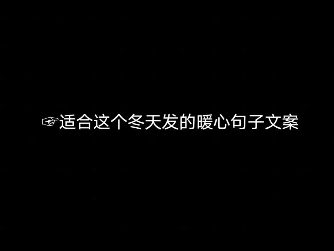 抖音上关于冬天的文案 第3张