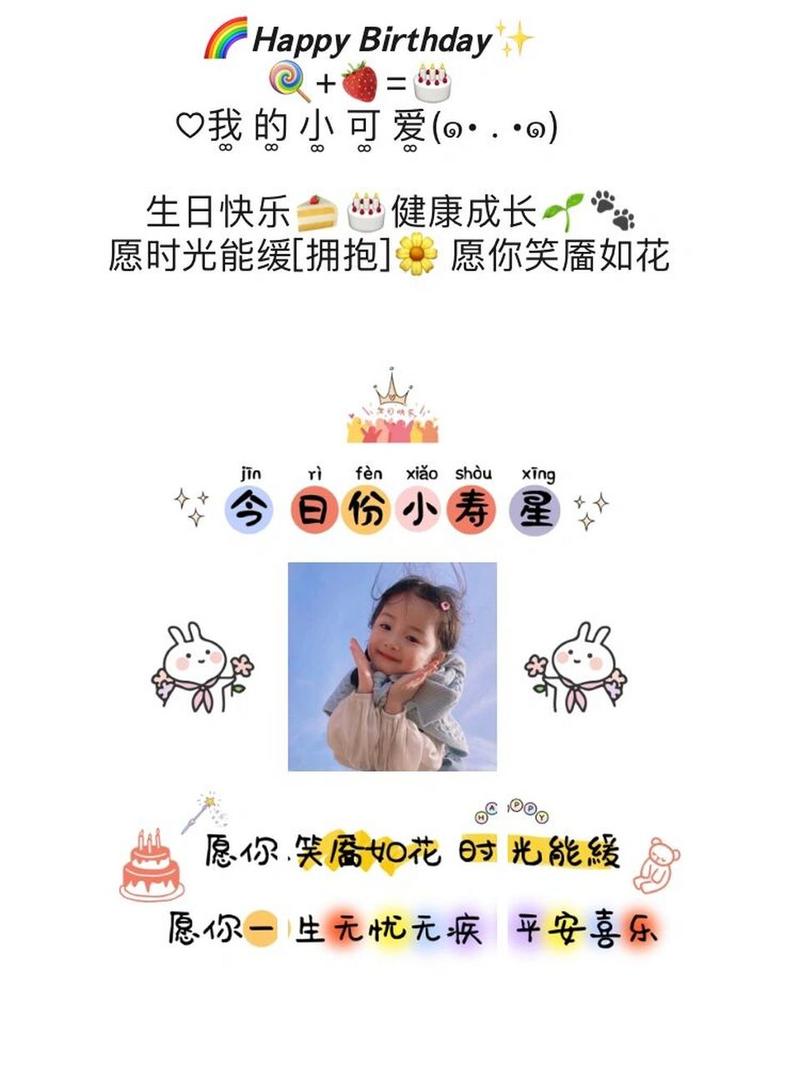 关于生日祝福朋友圈文案说说（120句） 第2张