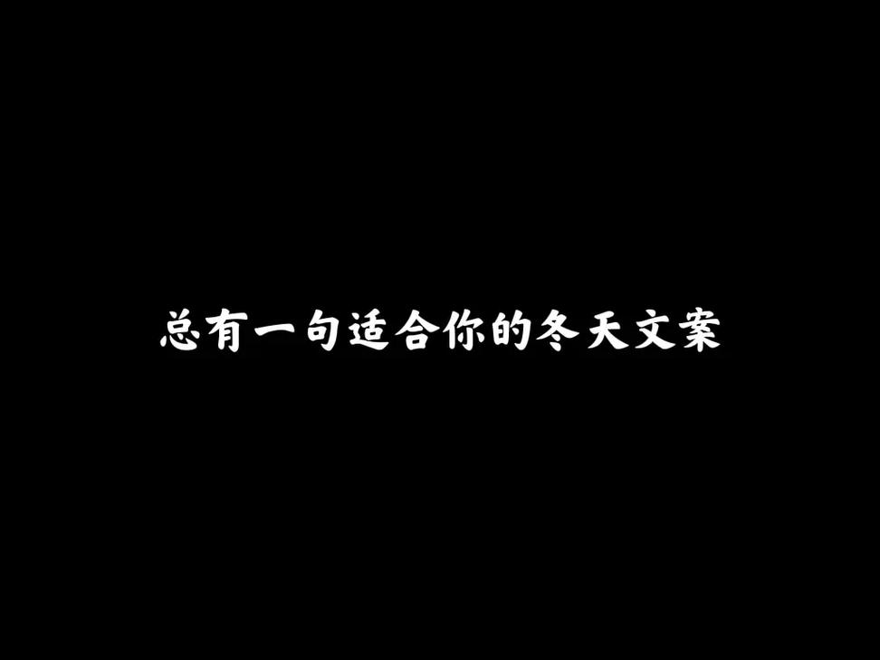 2022冬天个性说说文案_适合冬天的沙雕文案 第2张