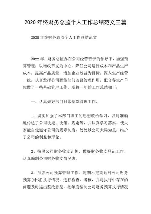 公司财务年度总结报告 第3张