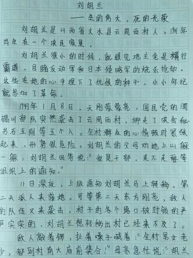 中国英雄人物事迹简短材料 第2张