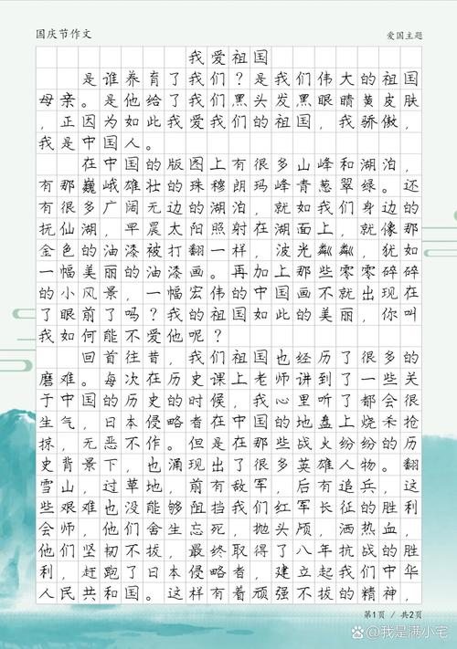 爱国事迹作文600字 第2张