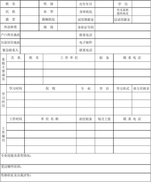 职场面试工作的简历 第2张