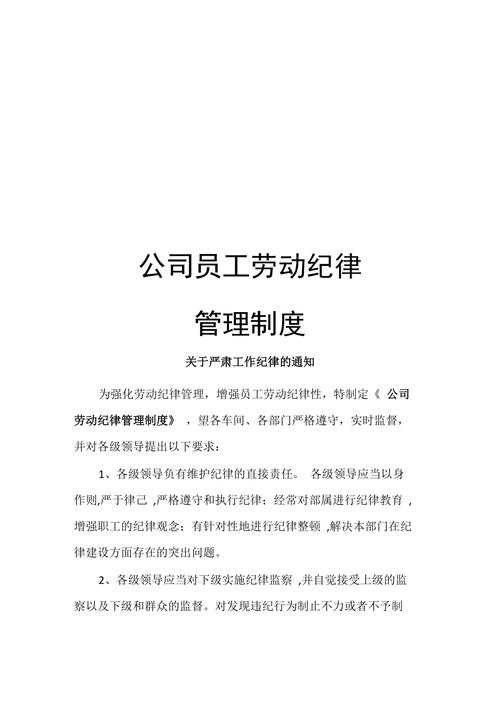 公司的基本规章制度怎么写 第3张