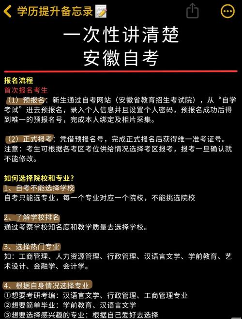 自考报名注意事项 第2张