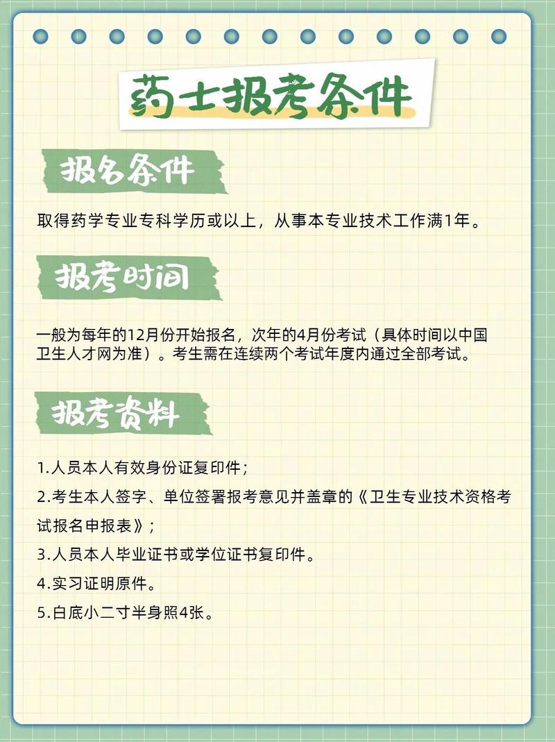 药师考试报名条件 第3张