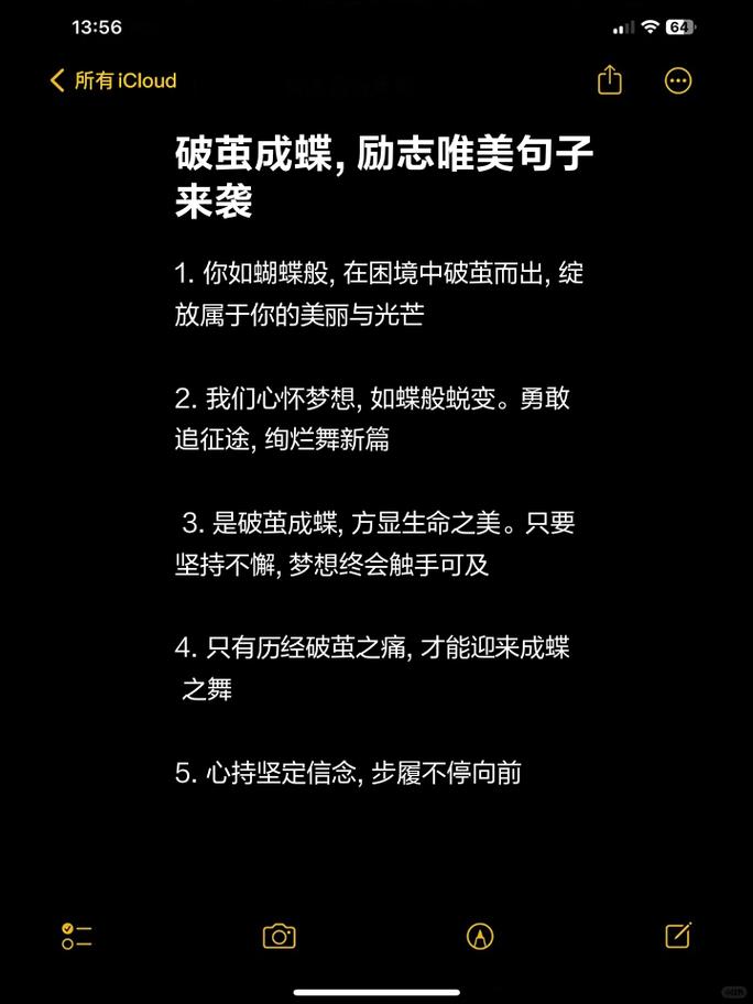 朋友圈励志文案助你破茧成蝶，点亮人生 第1张