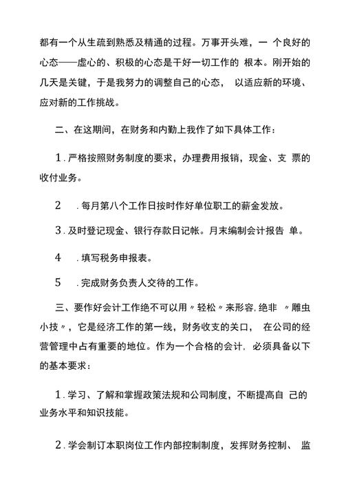 财务个人试用期报告 第3张