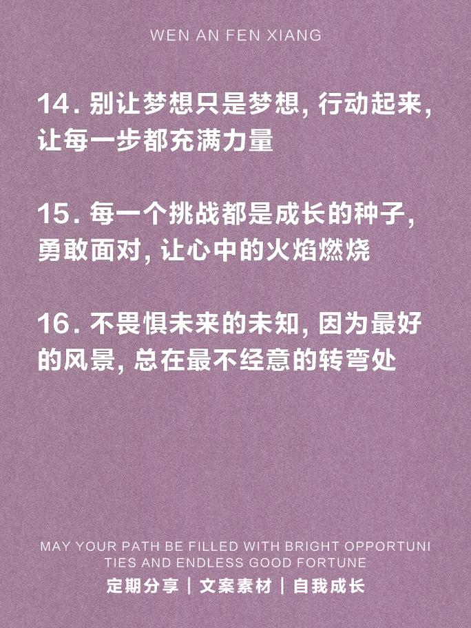 朋友圈励志文案，激发内心力量，点燃梦想！ 第3张