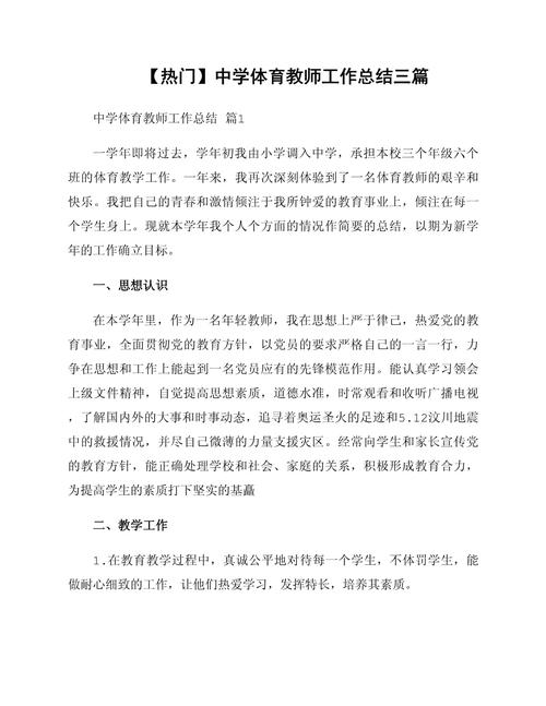 体育教师实习总结 第3张