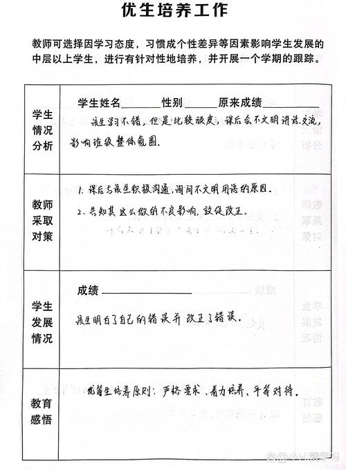 小学语文培优辅差计划 第3张