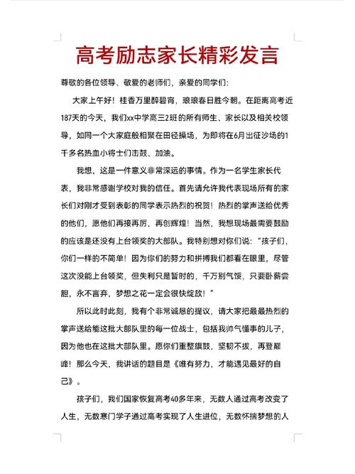 关于高三学生的励志发言稿简短 第2张