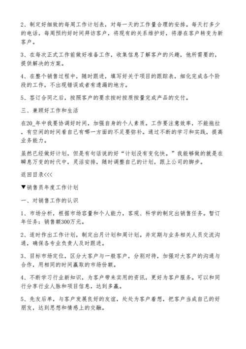 公司个人工作计划范文五篇 第3张