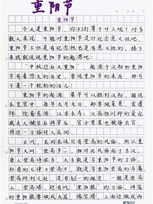 关于重阳节的发言稿600字精选 第1张