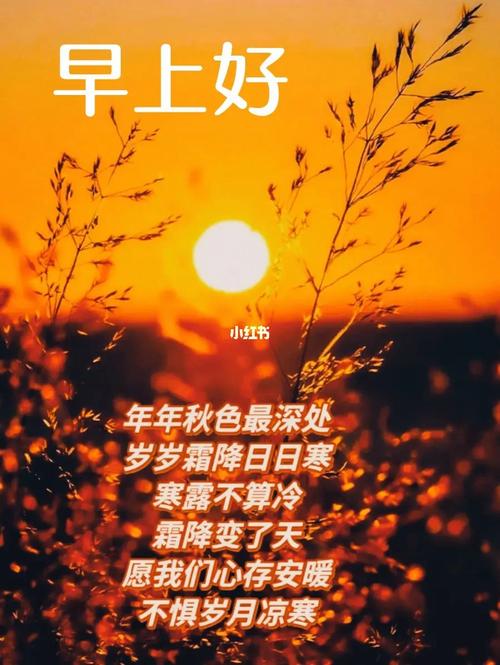 朋友的霜降问候祝福语 第2张