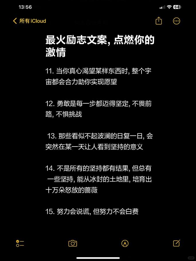 朋友圈励志文案，点燃心中之火 第1张