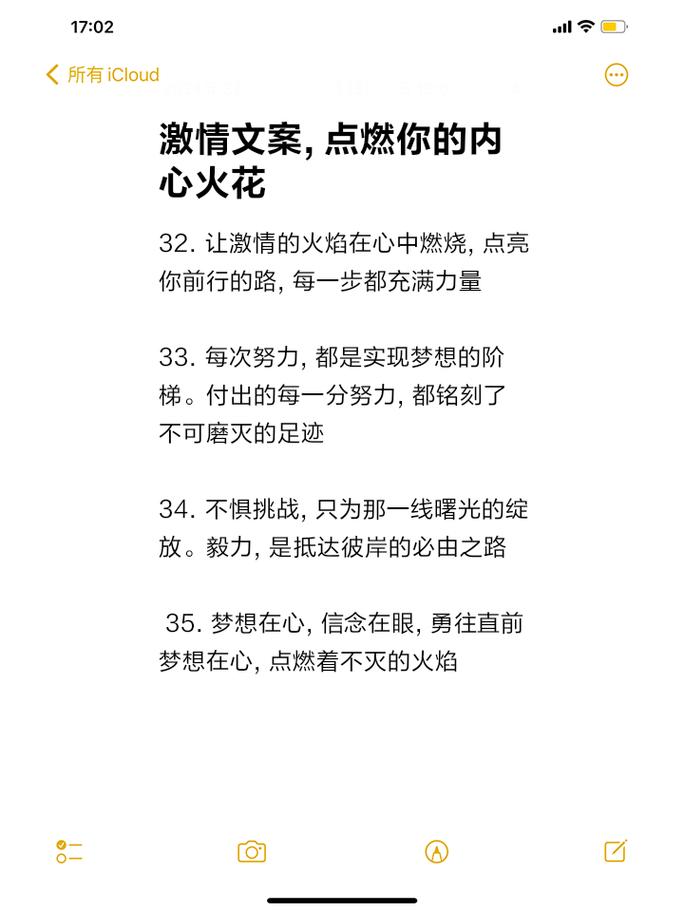 暖心励志的朋友圈文案，点燃内心的火花 第3张