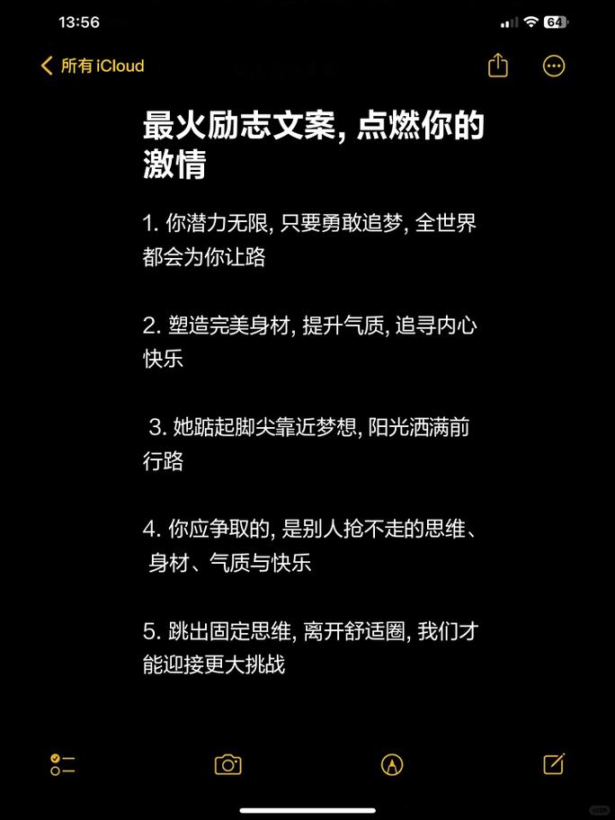 朋友圈最佳励志文案集锦：点燃你的内心之火 第1张