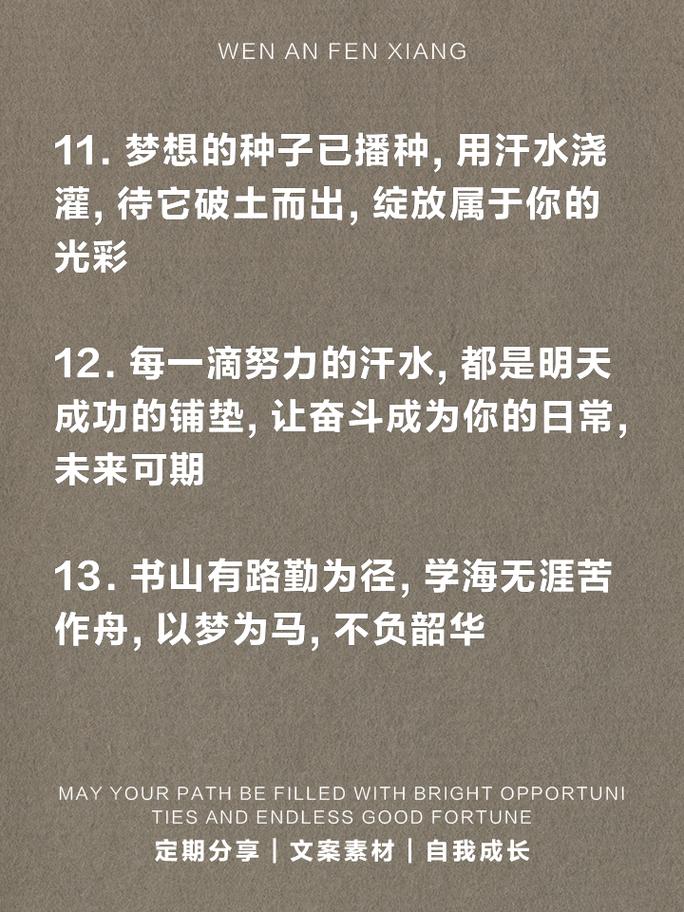 朋友圈励志文案：点燃你的希望，照亮你的路 第2张