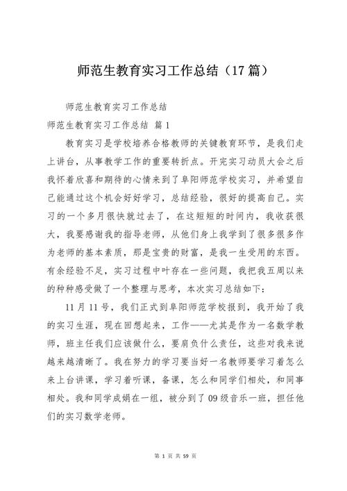 教育实习的总结简短 第1张