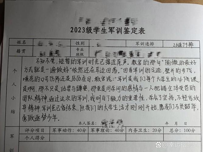 学生军训个人总结 第1张