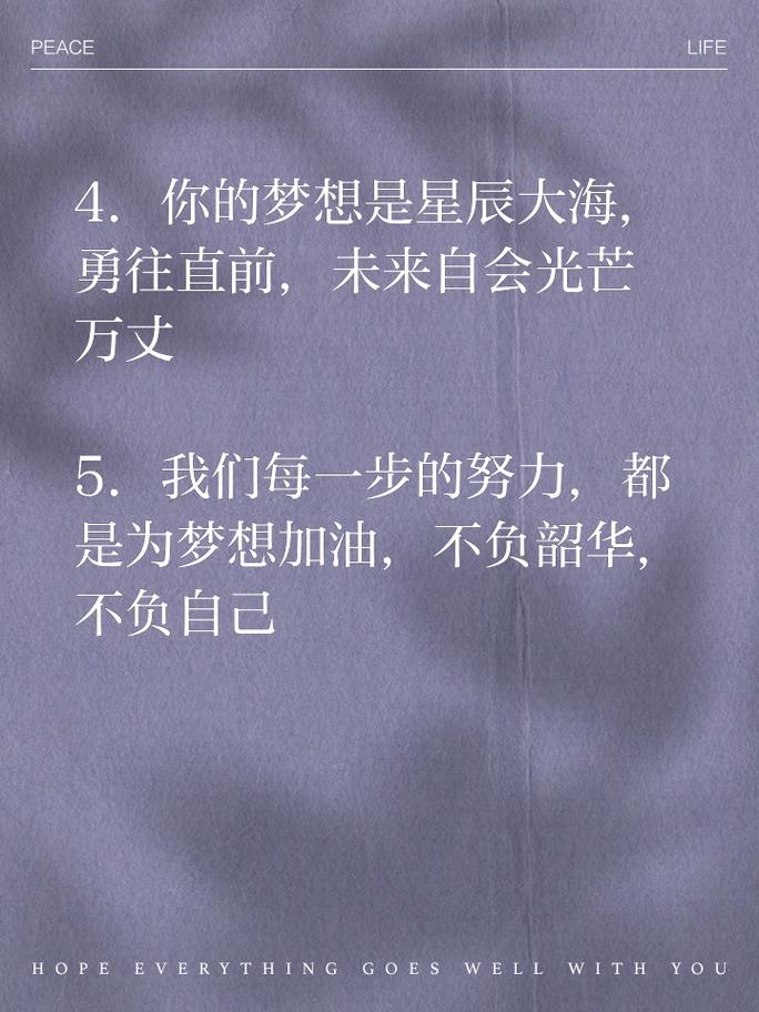 朋友圈励志文案点燃希望，点亮梦想 第3张