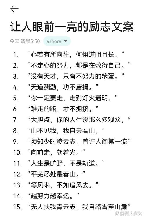 朋友圈励志文案锦集：点燃你的斗志，激发你的梦想！ 第2张