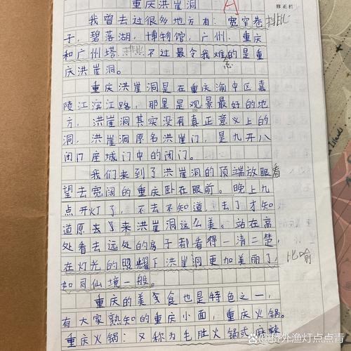 重庆游记作文精品2篇 第1张