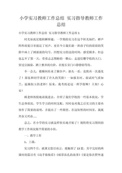 实习老师总结 第2张