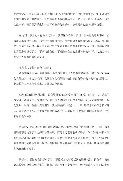 实习教师的个人总结感想 第3张