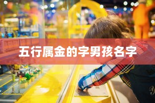 五行属金的字男孩名字